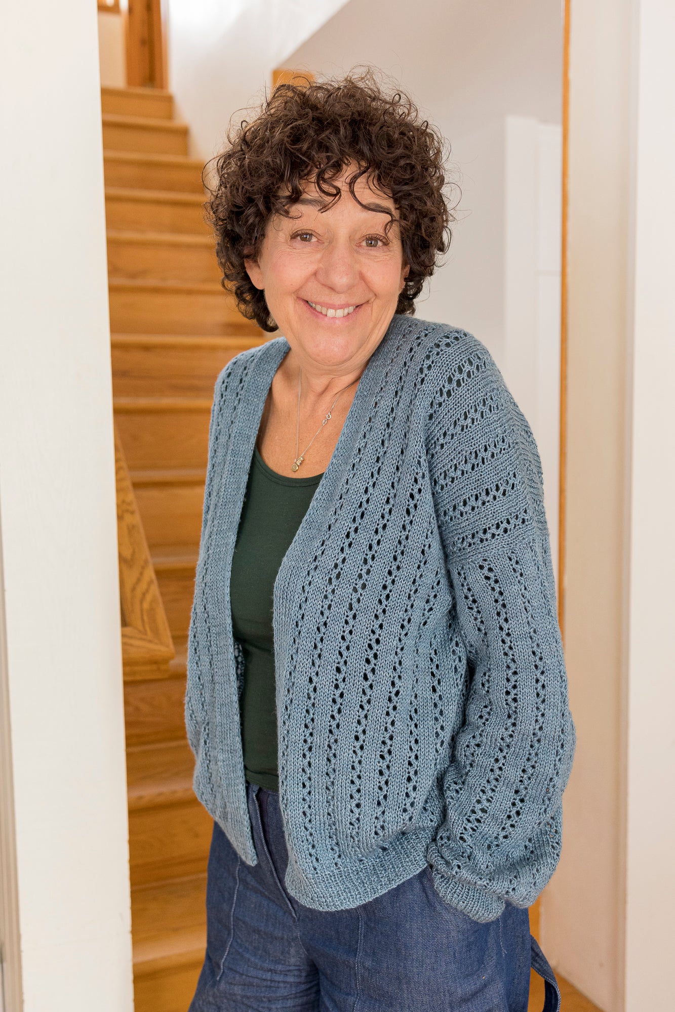 Yarn bundle Garden cardigan by Ankestrick – Pure Laine