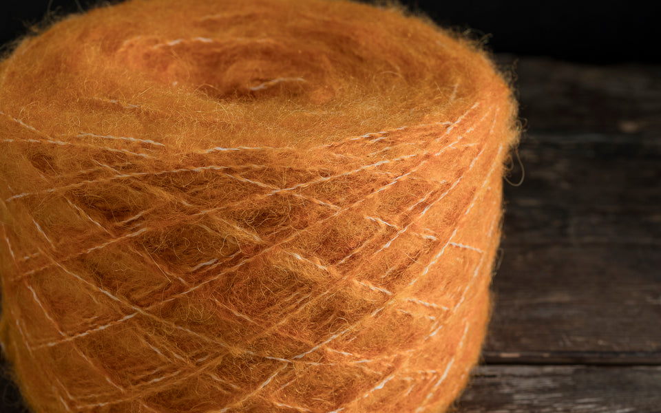 Kit de tricot - Châle Double-Doux en Nueva par Céline Desjardins