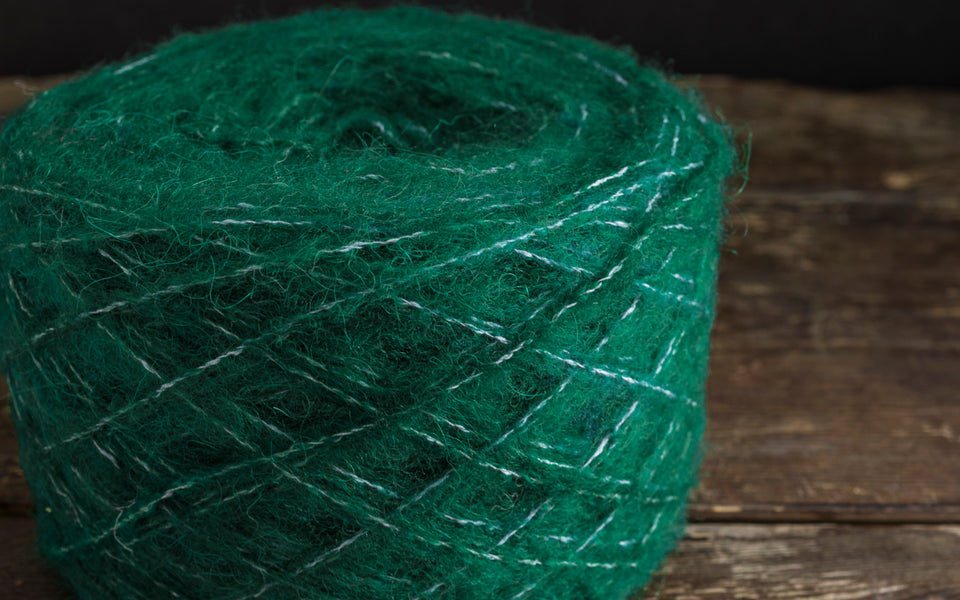 Kit de tricot - Châle Double-Doux en Nueva par Céline Desjardins