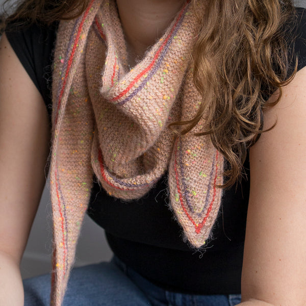 Kit de tricot - Châle Pier 62 par Joanna Herriott