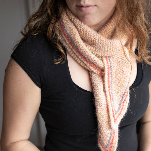 Kit de tricot - Châle Pier 62 par Joanna Herriott