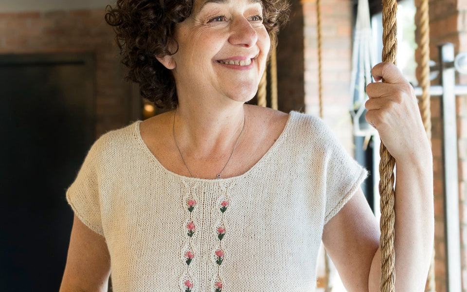 Kit de tricot- T-shirt Gigio par Emilie Luis