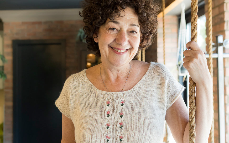 Kit de tricot- T-shirt Gigio par Emilie Luis