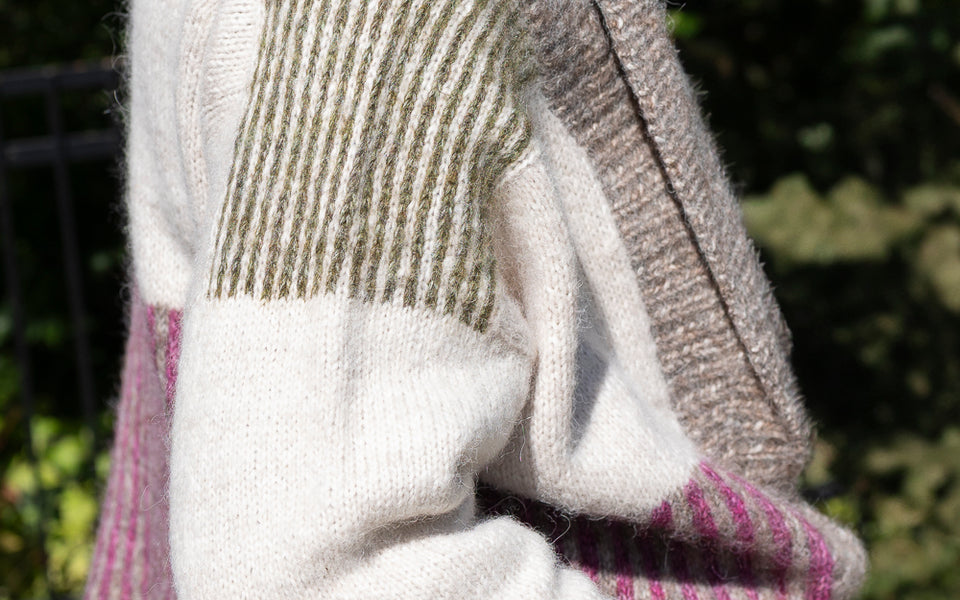 Kit de tricot - Amulet Gilet ouvert par Marìa Jesùs Camus