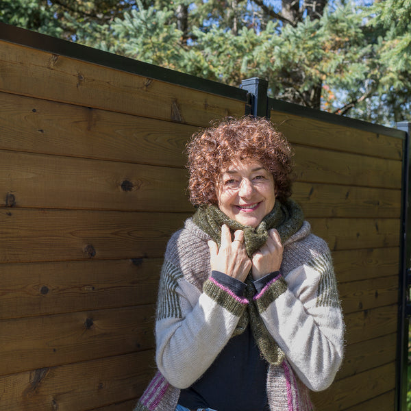 Kit de tricot - Amulet Gilet ouvert par Marìa Jesùs Camus