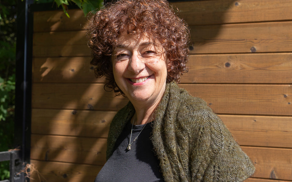 Kit de tricot - Hiedra Shawl par Esti Juango