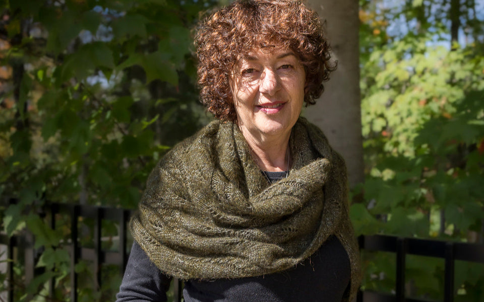 Kit de tricot - Hiedra Shawl par Esti Juango