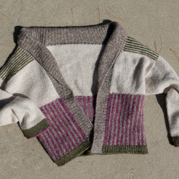 Kit de tricot - Amulet Gilet ouvert par Marìa Jesùs Camus