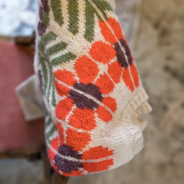 Kit de tricot - Chandail Harvest Flower par Jessie Maed Designs