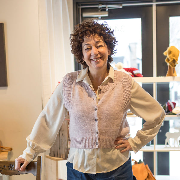 Kit de tricot -  Gilet Apostrophe slipover par Le Style Knitting