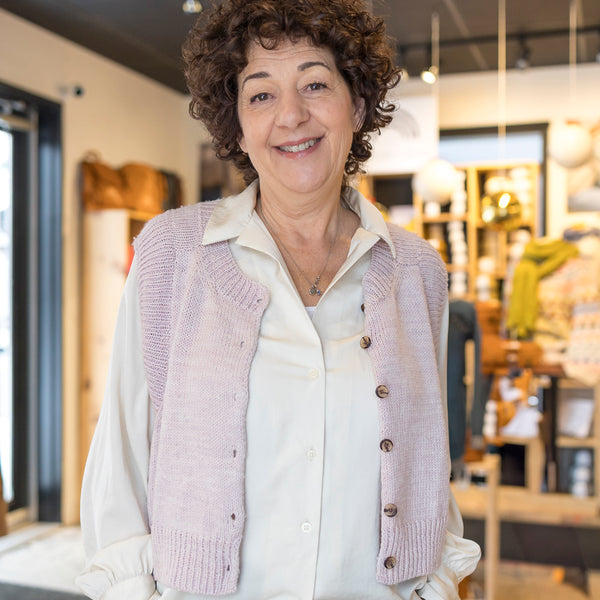 Kit de tricot -  Gilet Apostrophe slipover par Le Style Knitting