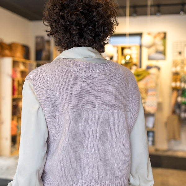 Kit de tricot -  Gilet Apostrophe slipover par Le Style Knitting