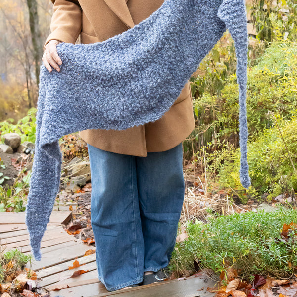 Kit de tricot - Foulard Warm + Fuzzy Kerchief par Purl Soho