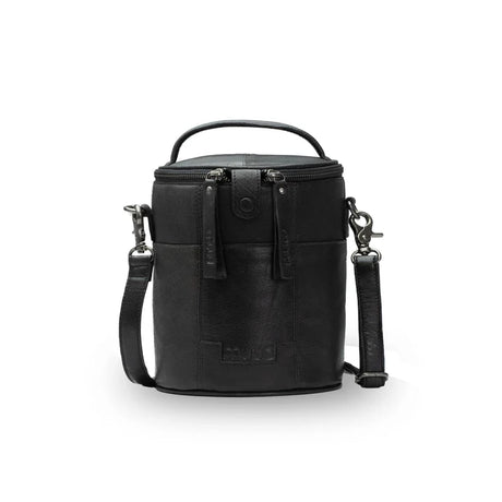 Saturn, Leather Bag Saturn for Knitting Projects by muud 