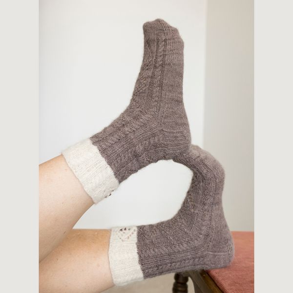 Yarn bundle - Café Crème Socks by Louisette L. Laverdière