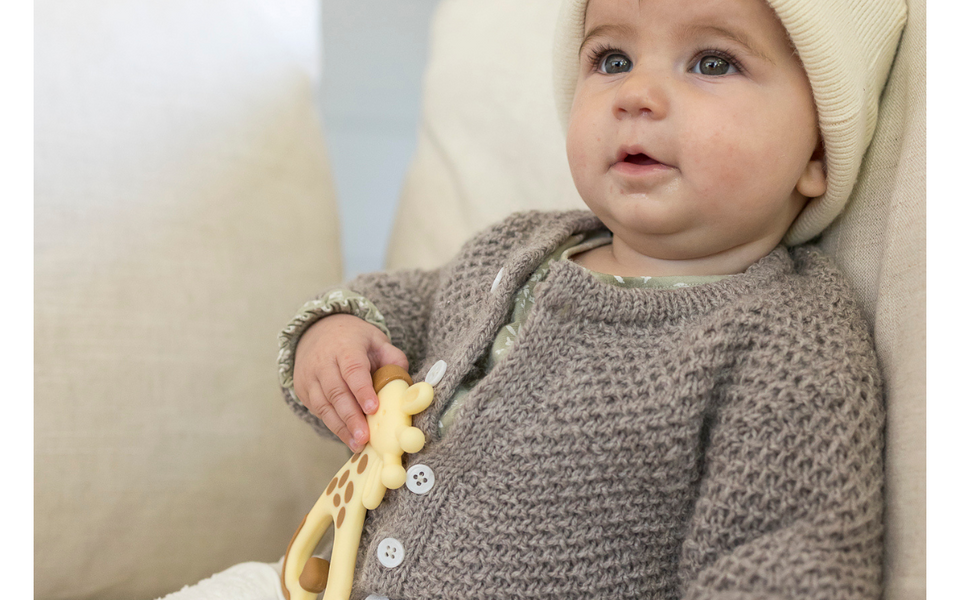 Kit de tricot - Cardigan Alice en Pernilla par Camille Descôteaux