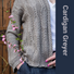 Kit de tricot - Cardigan Greyer par Hanna Maciejewska