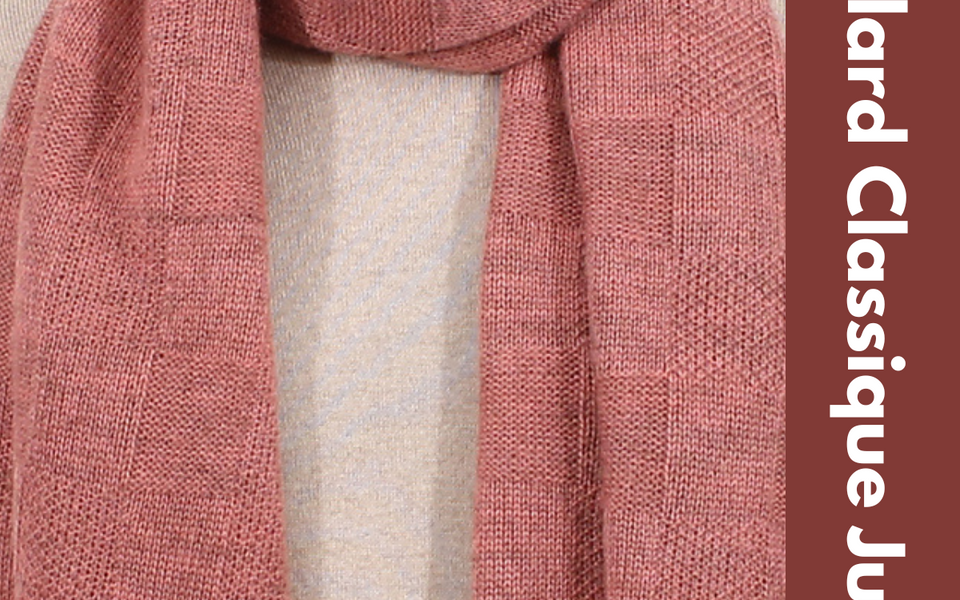 Kit de tricot - Foulard classique Julien par Steve Rousseau