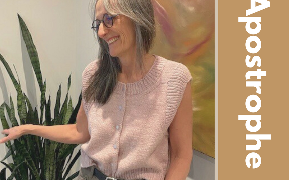 Kit de tricot -  Gilet Apostrophe slipover par Le Style Knitting