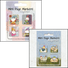 Set of 4 magnetic mini bookmarks by Emma Ball