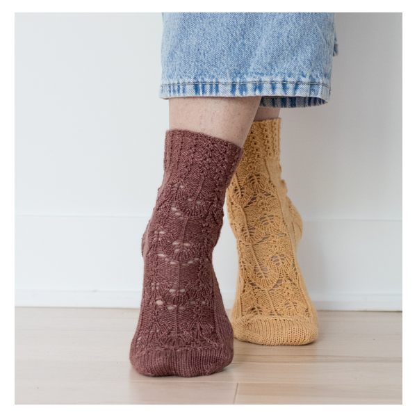 Yarn Bundle – À pied levé! Socks in Lana 2.0 by Louisette Laverdière
