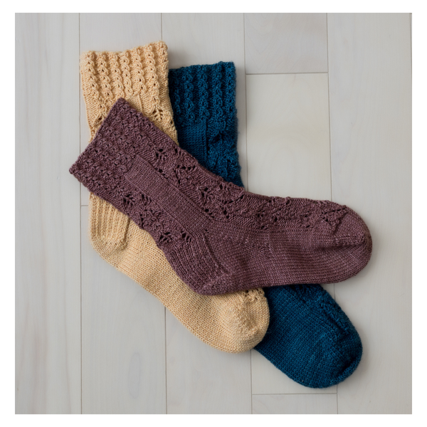 Yarn Bundle – À pied levé! Socks in Lana 2.0 by Louisette Laverdière

