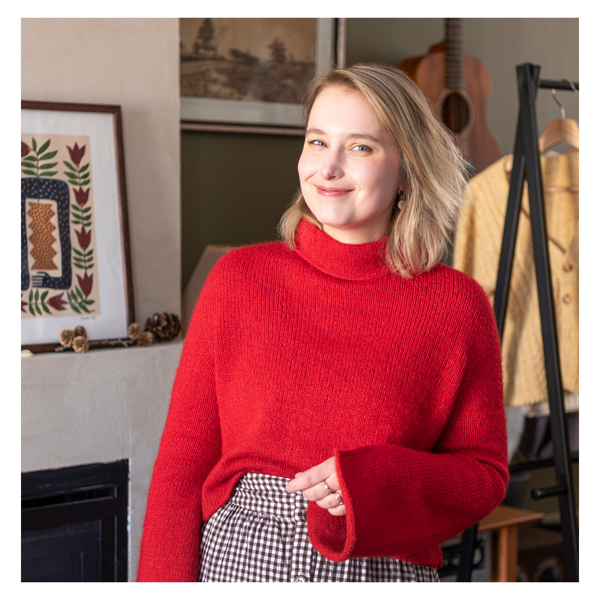 Yarn Bundle – Lipstick Sweater by Vanessa Camirand
