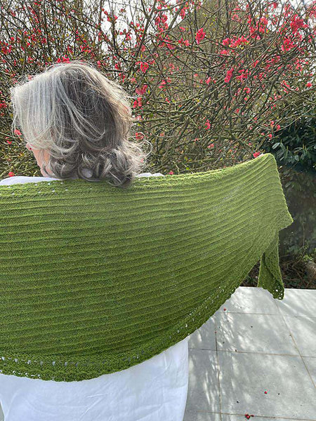 Kit de tricot-crochet - Pas à Pas Châle Vertlaine par Bo & moi