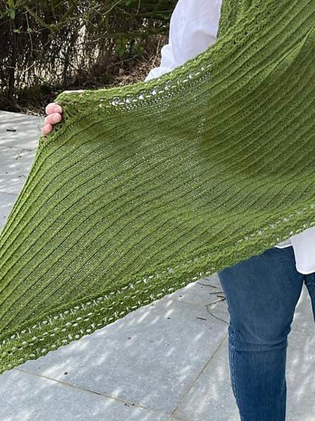 Kit de tricot-crochet - Pas à Pas Châle Vertlaine par Bo & moi