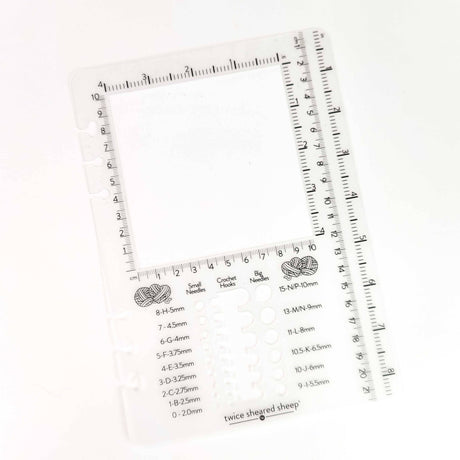 Square Project Journal Gauge by Twice Sheared Sheep