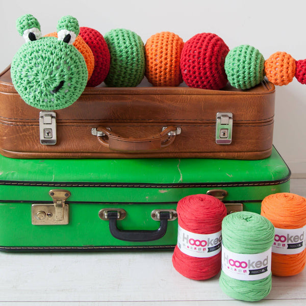 Crochet Kit – RibbonXL Caterpillar by Hoooked