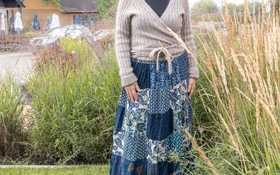 Kit de tricot - Cache-coeur Darling Wrap par Pernille Larsen