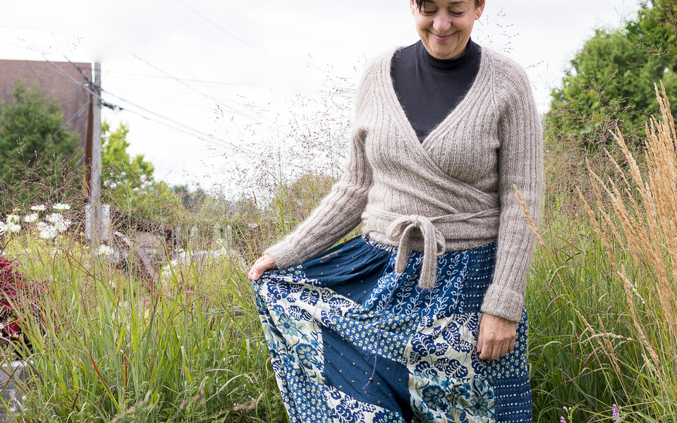 Kit de tricot - Cache-coeur Darling Wrap par Pernille Larsen