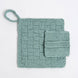 Kit de tricot débutant pour gant de toilette et tampon exfoliant