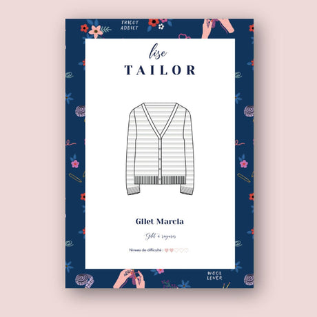 Patron de tricot - Gilet Marcia par Lise Tailor