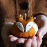 Sewing Pattern Sleepy Fox Pincushion