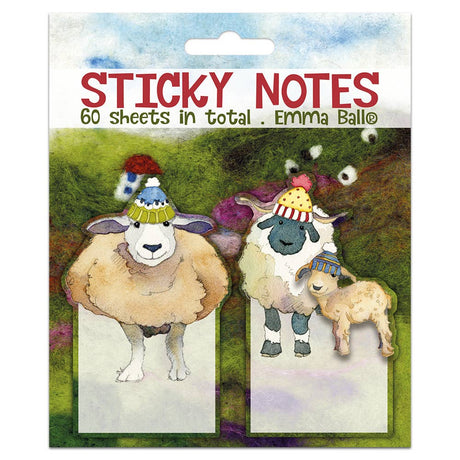 Happy sheep sticky note set by Emma Ball Ltd