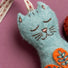 Mini-kit de bricolage en feutre ''Folk Cat'' par Corinne Lapierre Ltd