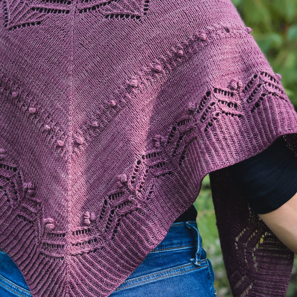 Kit de tricot - Châle Fleuron par Gabrielle Vézina