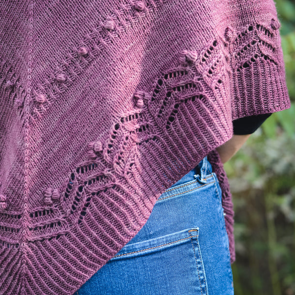 Kit de tricot - Châle Fleuron par Gabrielle Vézina