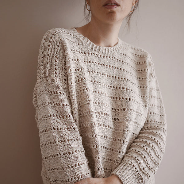 Kit de tricot - Chandail Ingrid summer par Gregoria Fibers