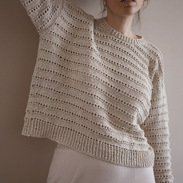 Kit de tricot - Chandail Ingrid summer par Gregoria Fibers