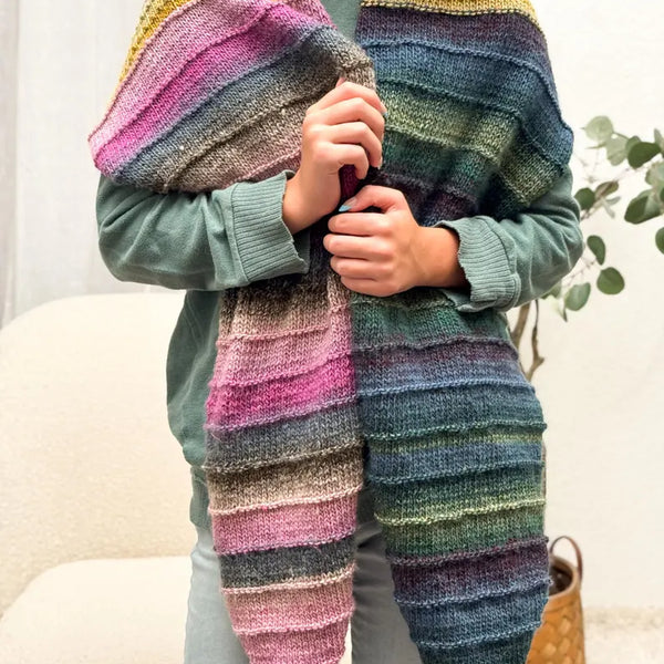 Kit de tricot - Châle Waverly par Whistle and Wool