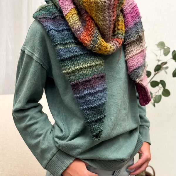 Kit de tricot - Châle Waverly par Whistle and Wool