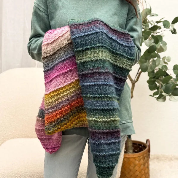 Kit de tricot - Châle Waverly par Whistle and Wool