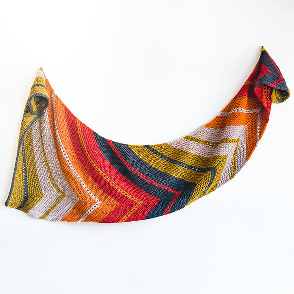 Kit de tricot - The Laneway Shawl par Gabrielle Vézina