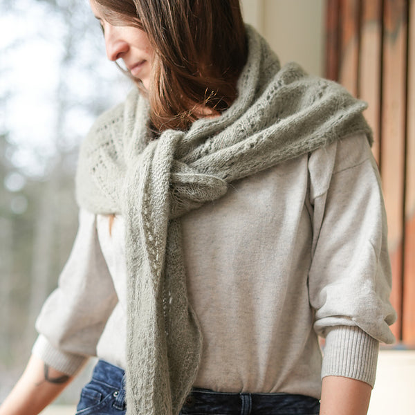 Kit de tricot - Châle Loulou Lace par Gabielle Vézina