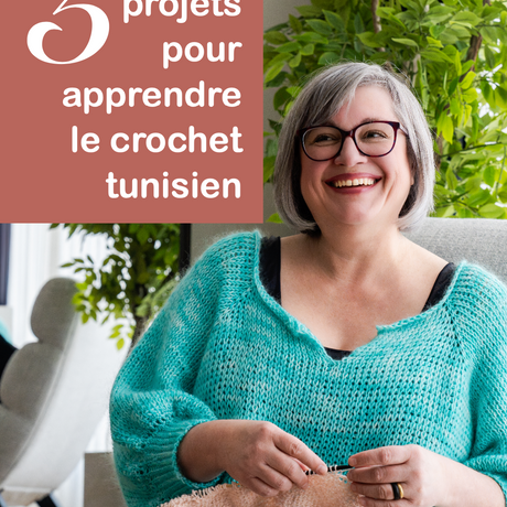 Livre - 5 projets pour appendre le crochet tunisien par Nadine Taylor