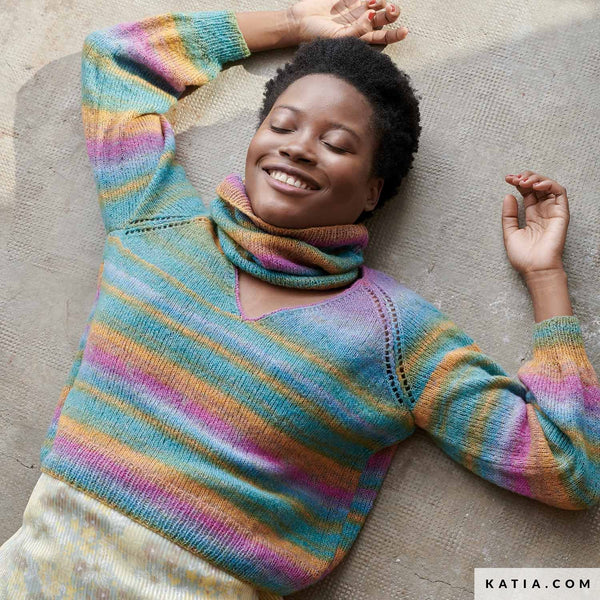 Kit de tricot - Pull Atenea Tones par Katia Concept