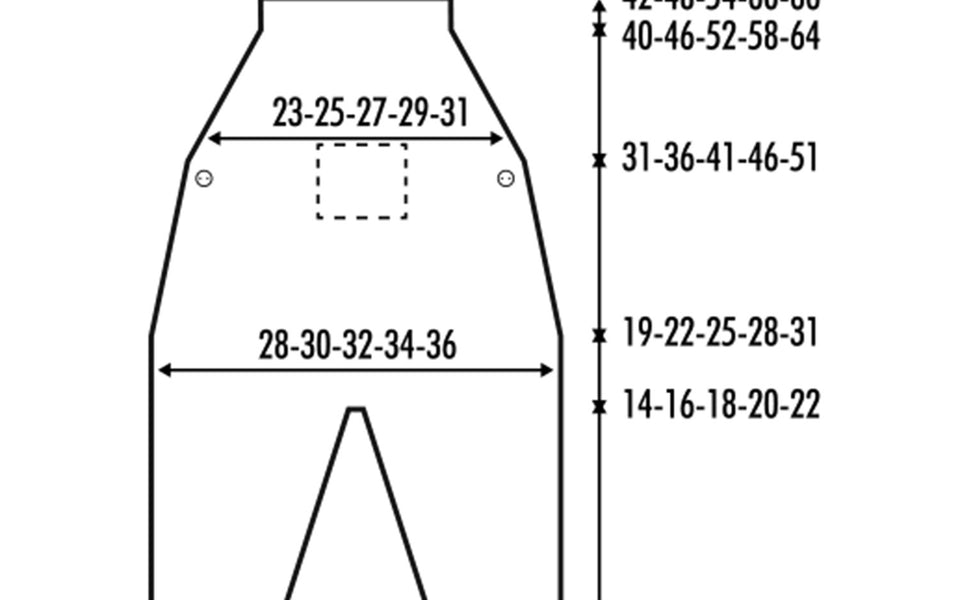 Kit de tricot - Salopette pour bébé en Cotton-Merino Fine par Katia Concept